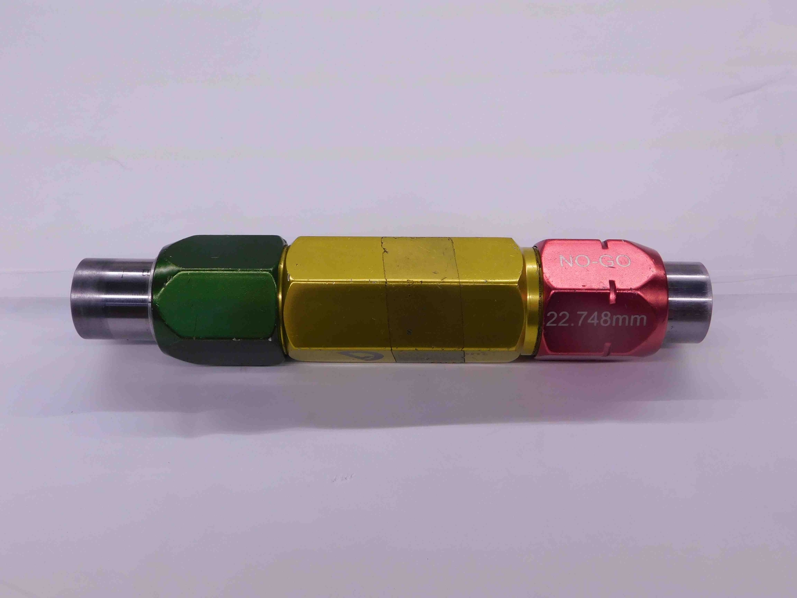 22.714 & 22.748 CL X METRIC PIN PLUG GAGE GO NO GO 23.000 -.252 23 mm .8956