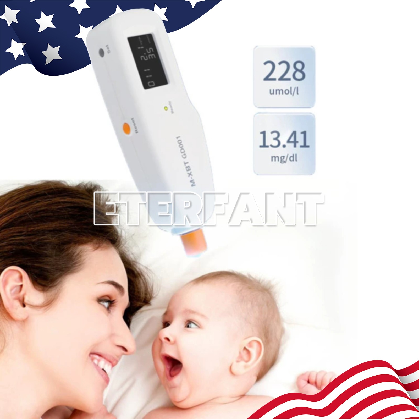 Portable Neonatal Transcutaneous bilirubin Jaundice Tester Jaundice Meter