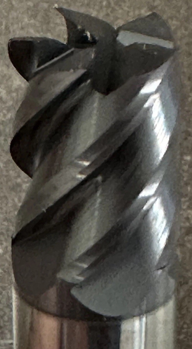 ACCUPRO 00052795 1/2×1/2×5/8×2-1/2 SOLID CARBIDE END MILL 5FL SC HP SS 45 TOOL