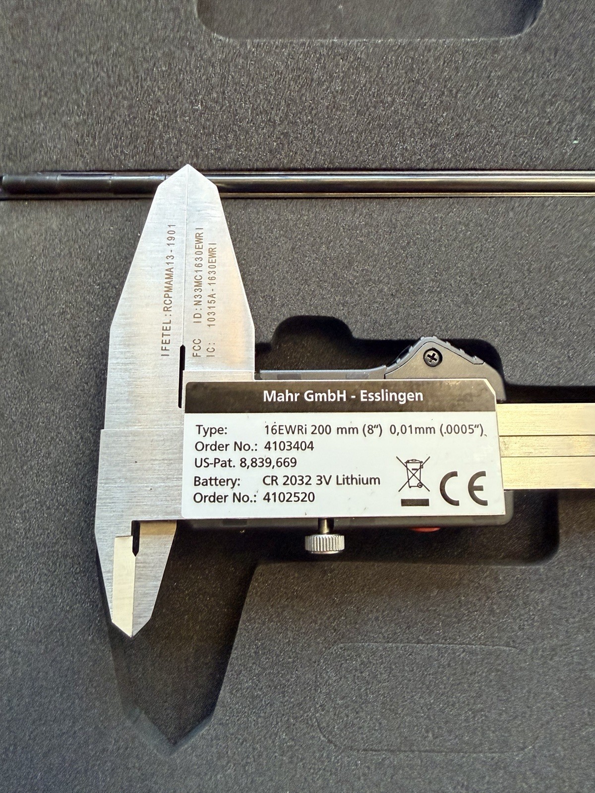 Mahr MarCal 16 EWRi Digital Callipers IP67 200mm MarConnect Depth Gauge 4103404