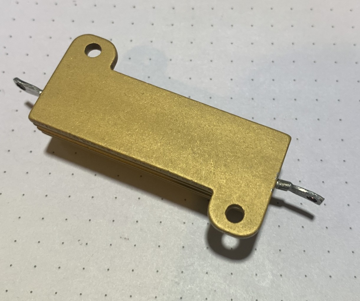100 mΩ, 50 Watt, 1%, Wire Wound Resistor, Chassis Mount, Ohmite Brand, 1 Each