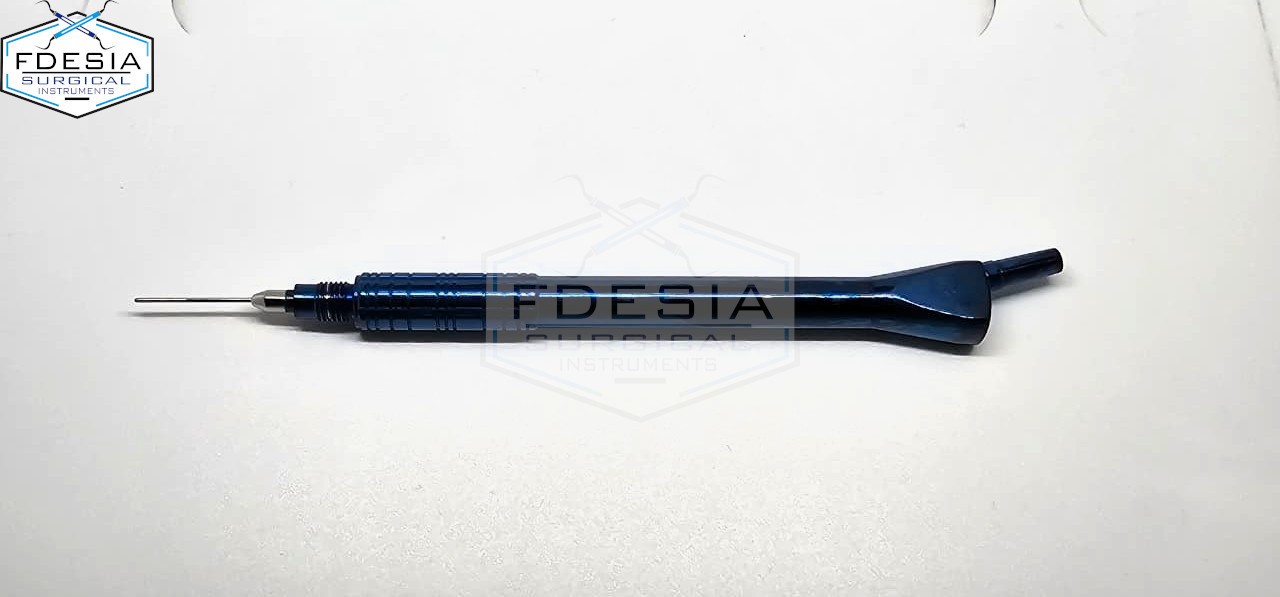 Titanium Ophthalmic I/A Handpiece Cannula Coaxial Straight 21G
