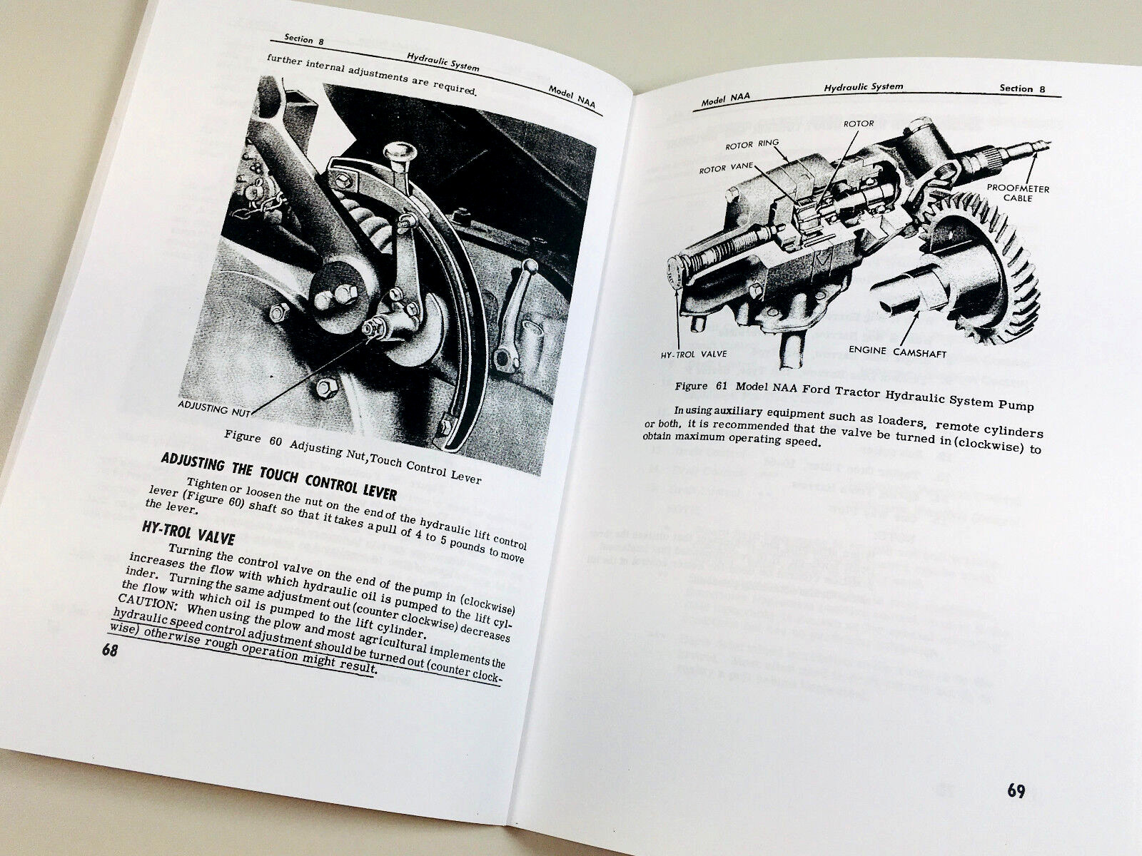 Ford NAA 1953-1959 Tractor Service Parts Operators Manual Shop Repair Set Owner