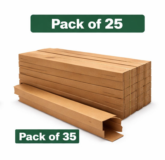 4″ x 4″ x 36″ Corrugated Shipping Boxes–Heavy Duty Kraft Rigid Cardboard Boxes