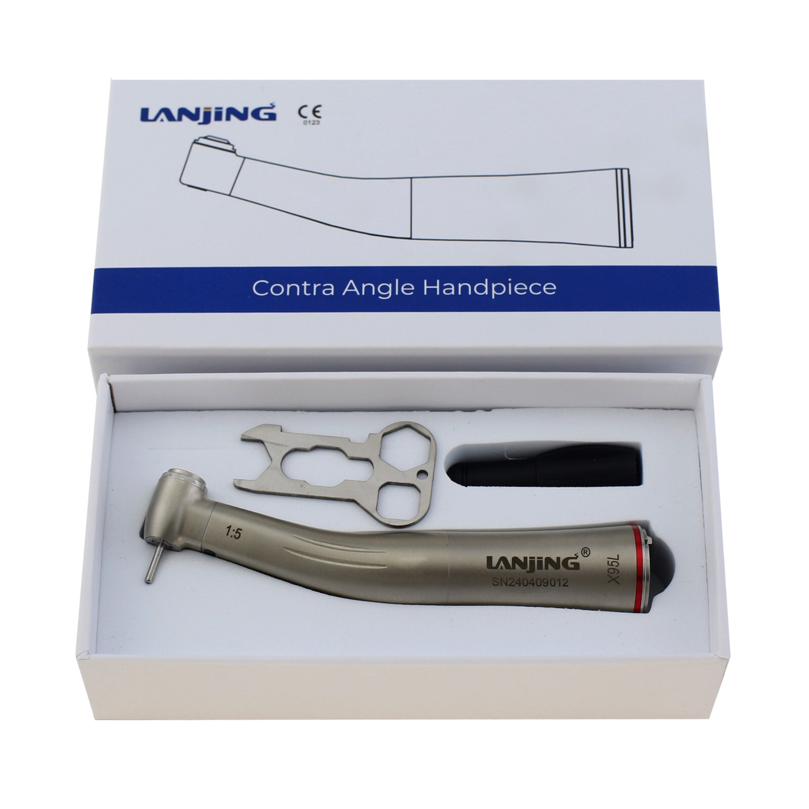 Dental Electric Handpiece 1:5 KaVo M25L Contra Angle LED High Speed NSK Bien Air