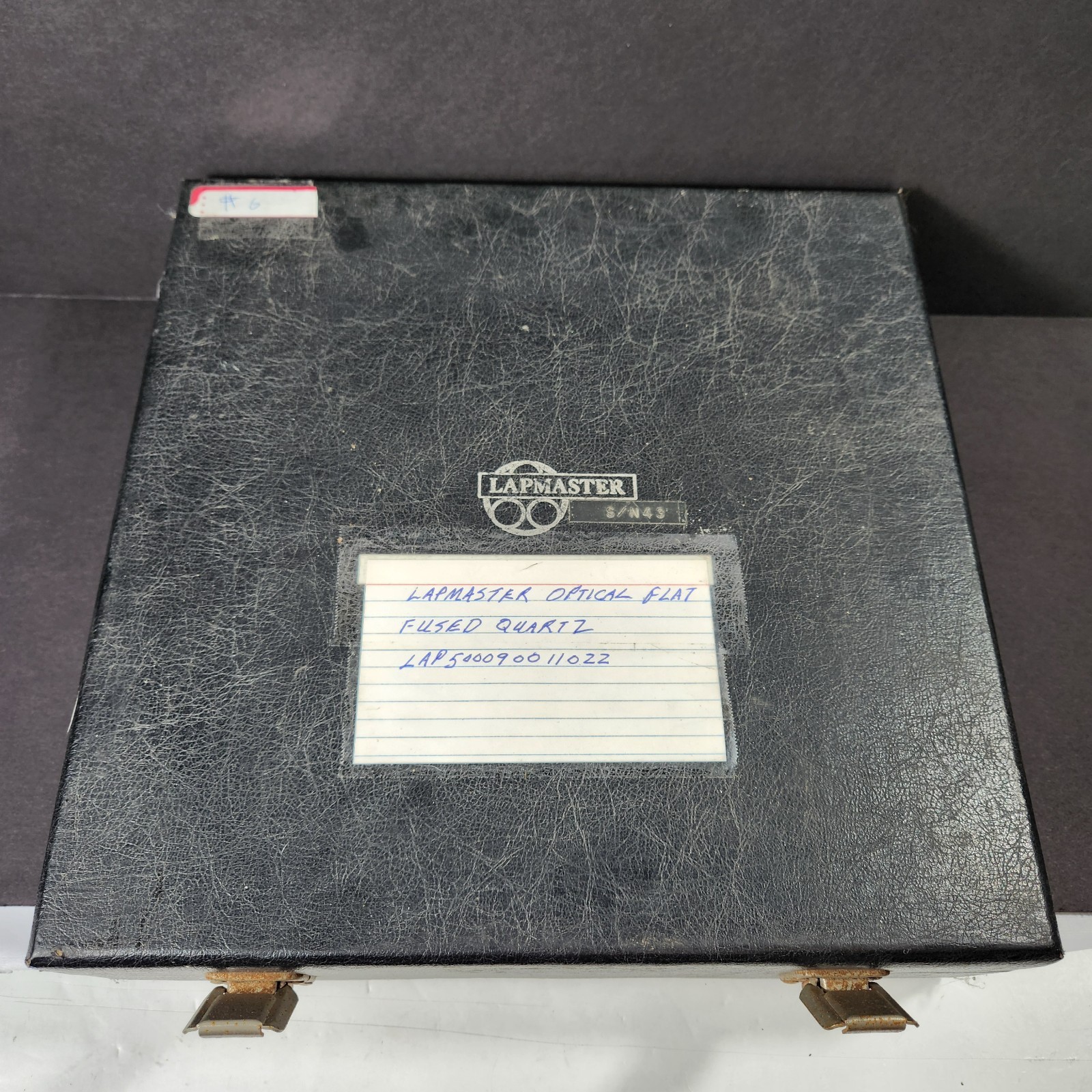 Lapmaster Fused Quartz Optical Flat: 10″ Dual Sided Surface SN43