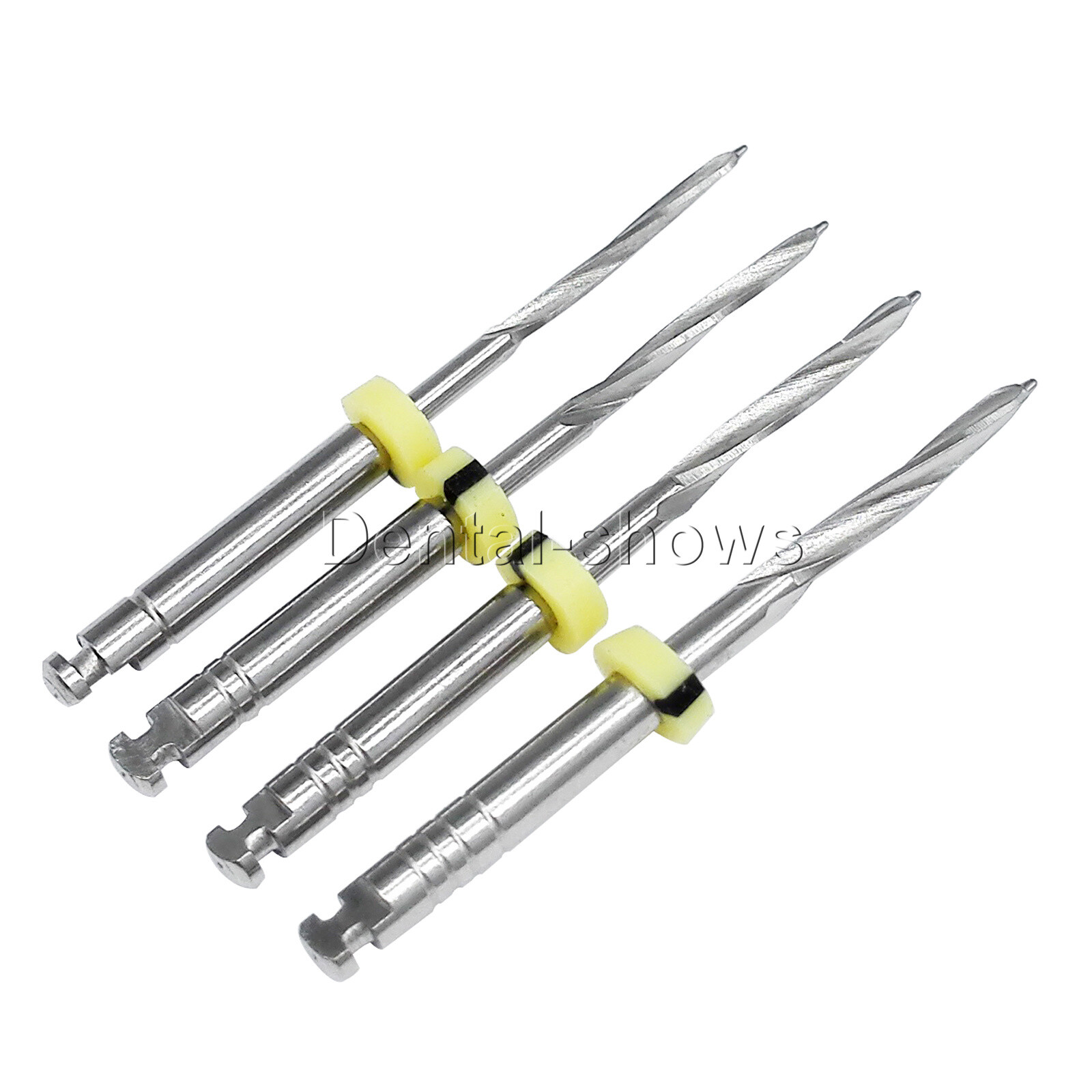1 Pack Dental Screw Drills For Fiber Post Endodontic Stainless Steel 32mm #1-4