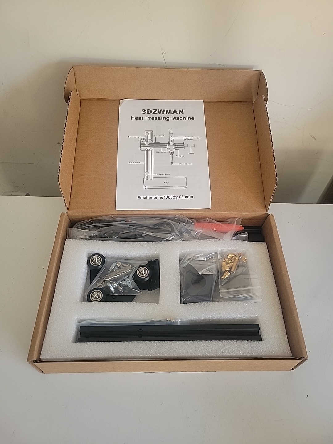 Vertical Heat Pressing Machine,Heat Set Insert Tool,Brass Inserts 3D Printing