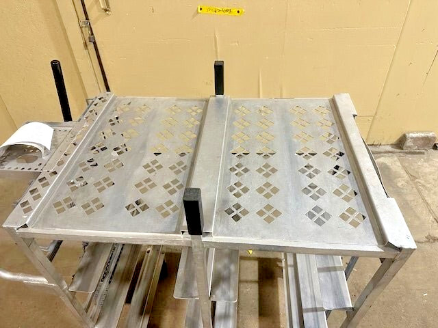**LOT OF 2** WIN HOLT COMMERCIAL ONLINE ORDER PICKING WORK STATION CART