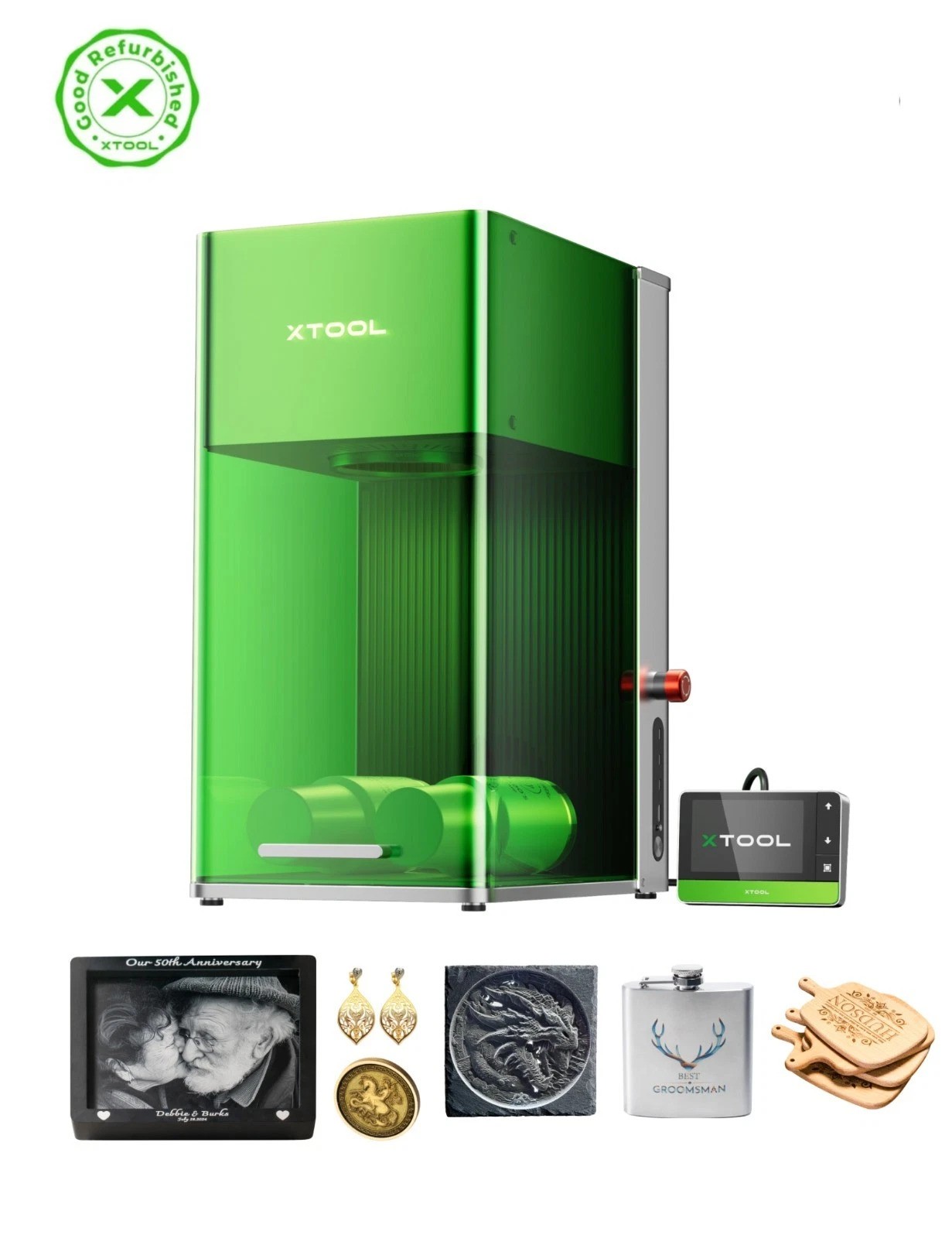 xTool F1 Ultra 20W Dual Laser Engraver & Cutter, 3D, Smart Camera – Refurbished