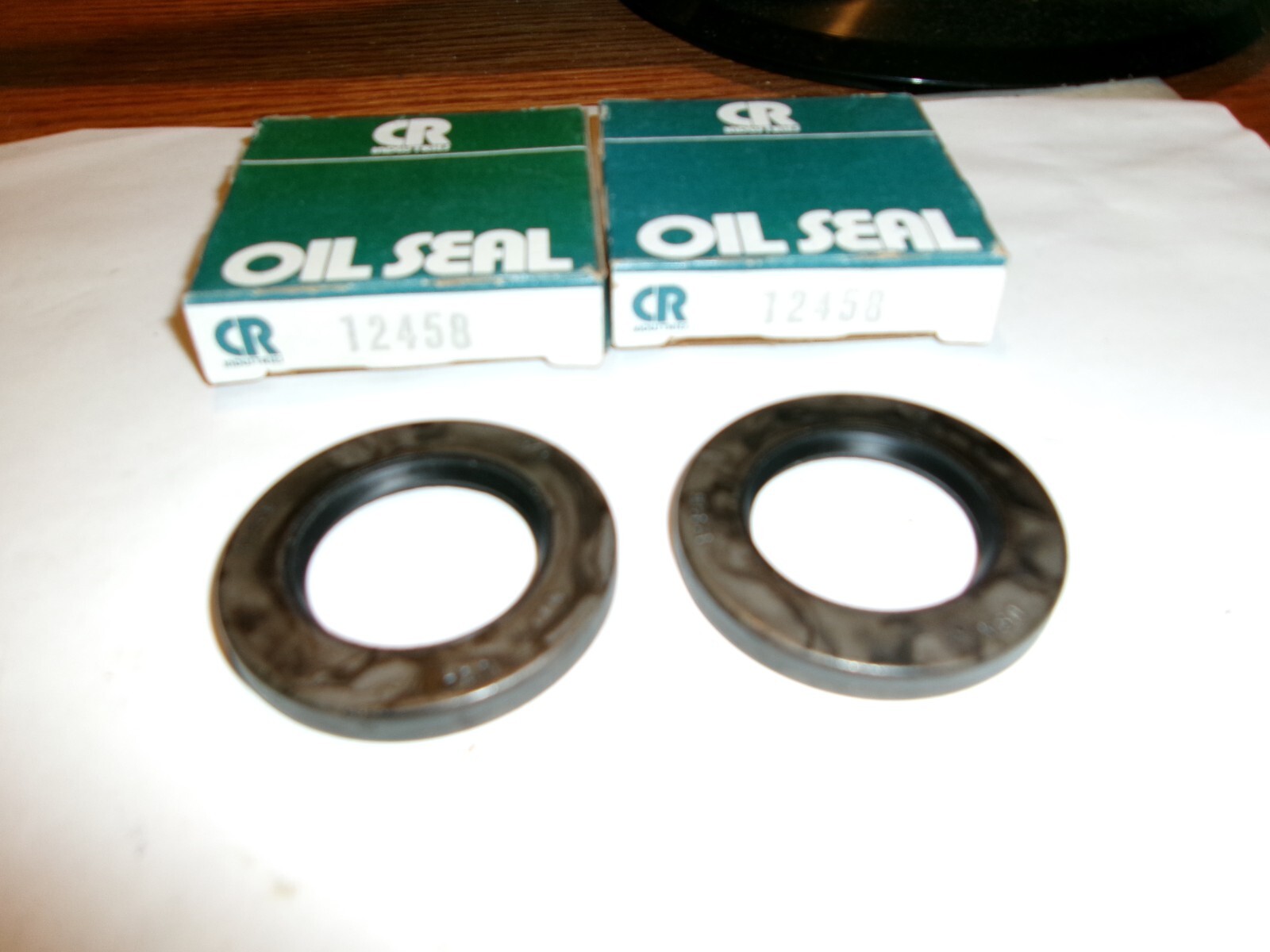 2 (TWO) CHICAGO RAWHIDE 12458 OIL SEALS = $14.98 = $7.49 EACH = FREE SHIPPING