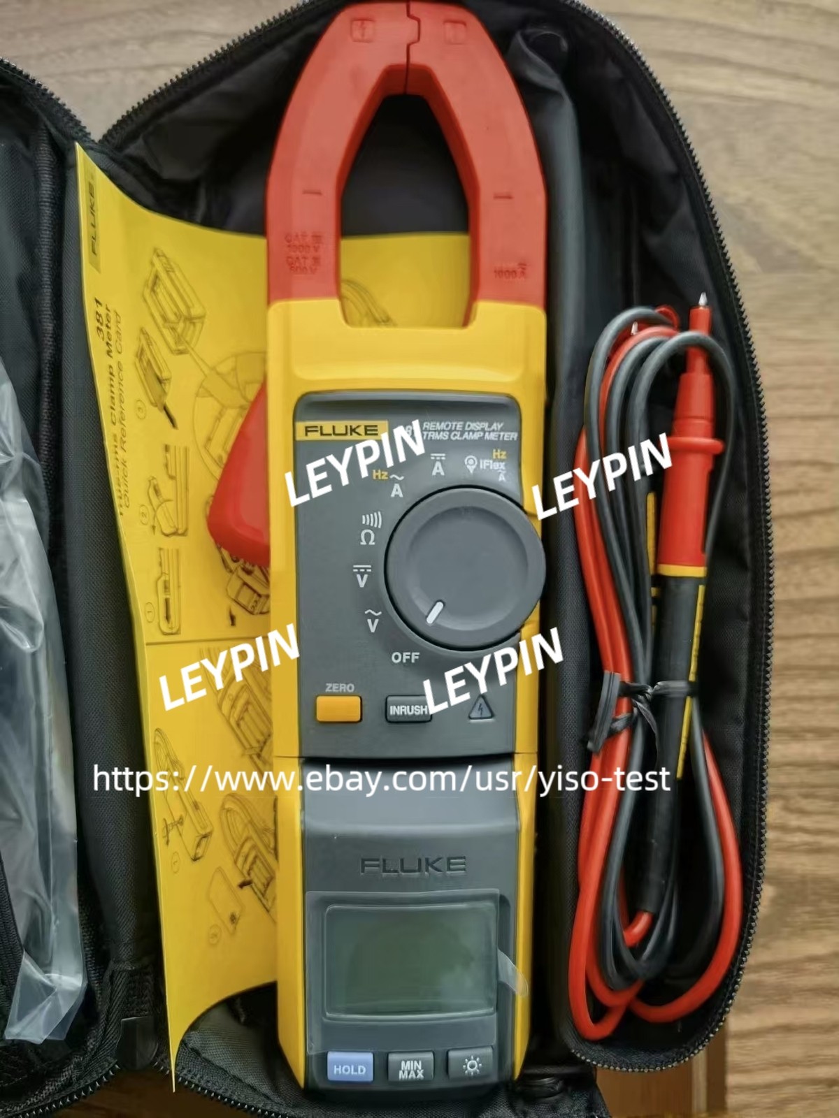 Fluke 381 Remote Display True-RMS AC/DC Clamp Meter with iFlex Cable BEST DEAL!$