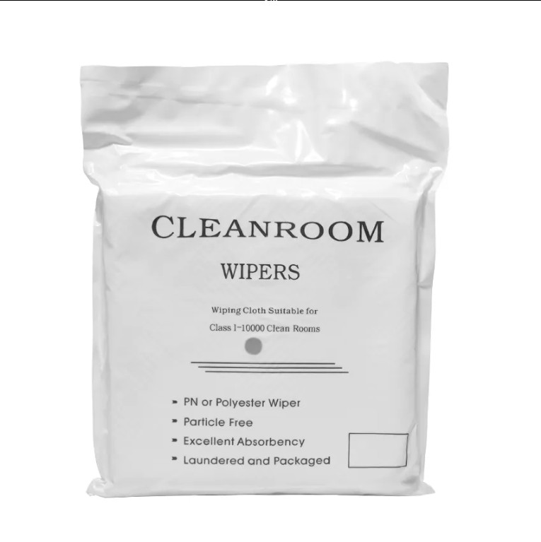 9″X9″ 100% Polyester High Density Cleanroom Wiper Dust & Lint Free 100 pcs/Bag