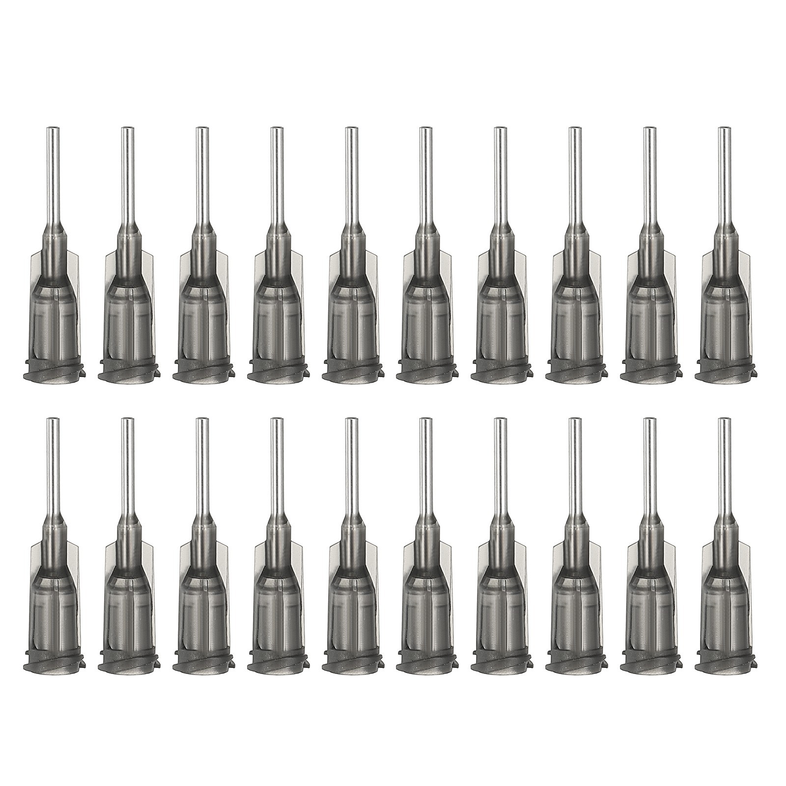 16Ga Dispensing Needles, 68PCS 1/2inch Blunt Tip Dispensing Needle, Gray