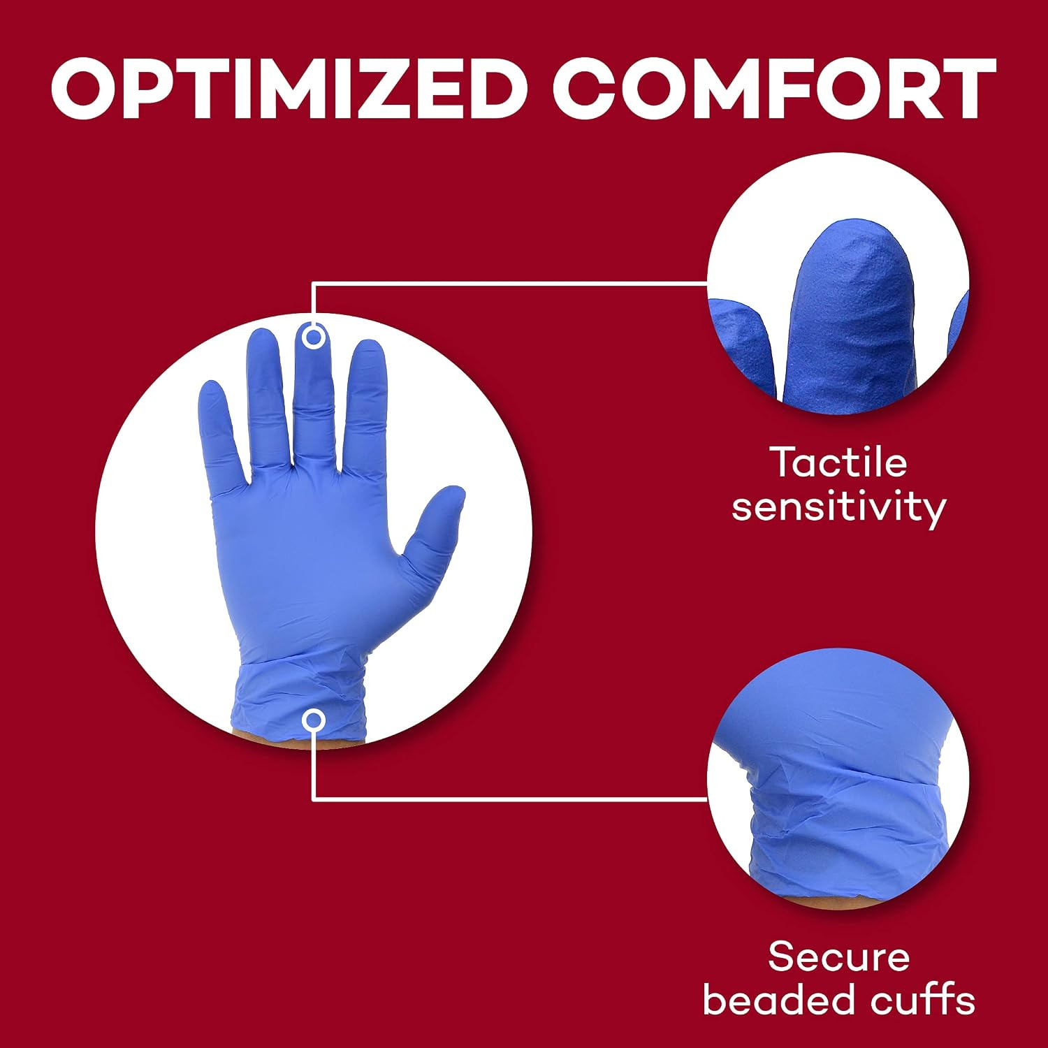Medical Exam Gloves – 2000 Count Medium Nitrile Gloves, Disposable Non-Irritatin