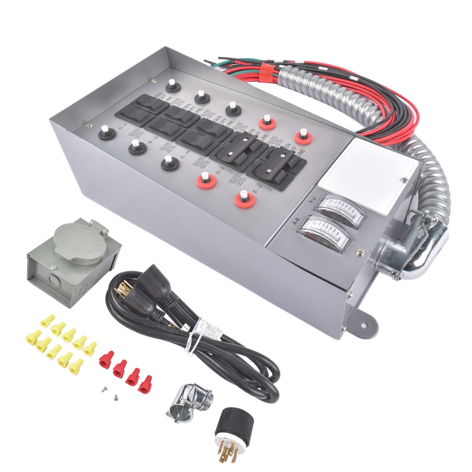 7500W Manual 31410CRK Generator Conversion Switch for Home Backup Power 30A