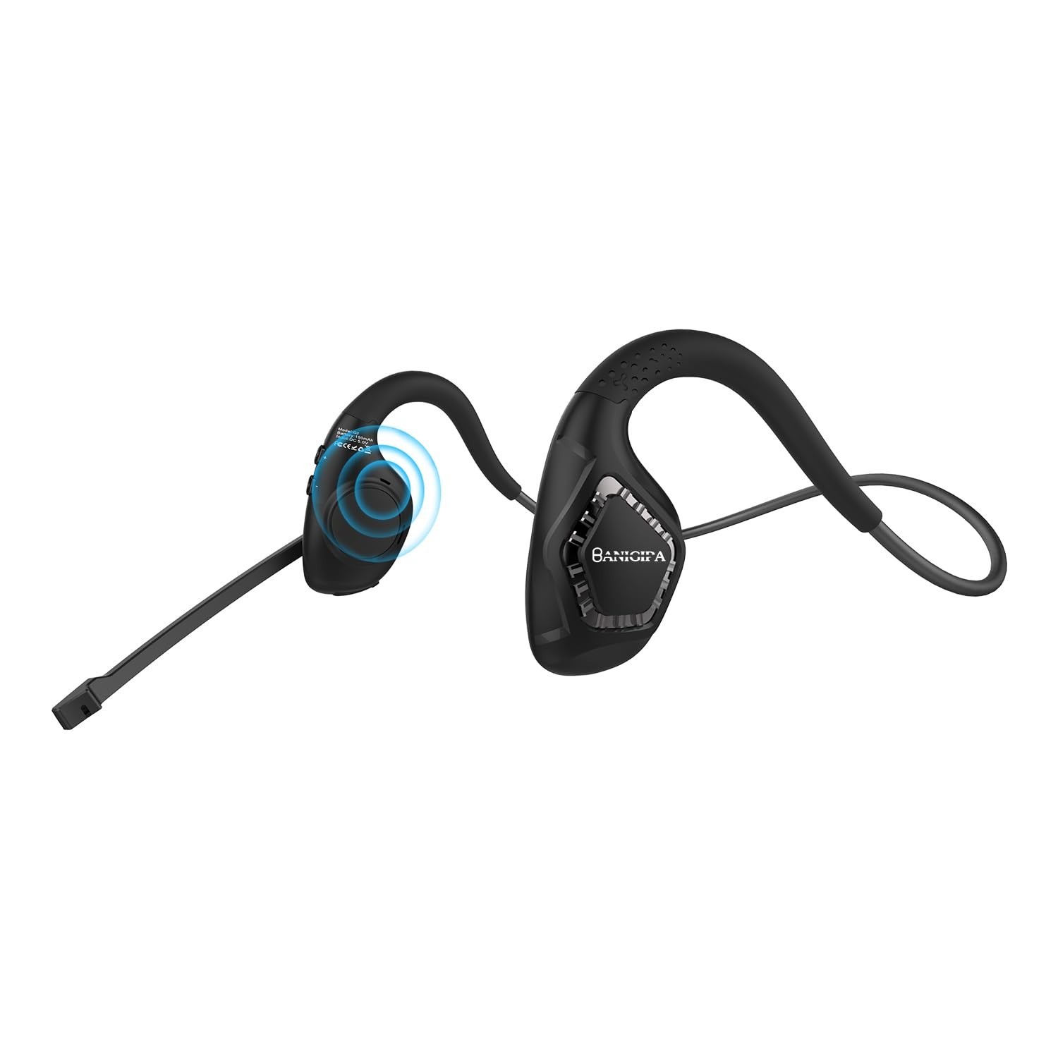 BANIGIPA Open Ear Headphones, Air Conduction Bluetooth Headset, Wireless Earp…