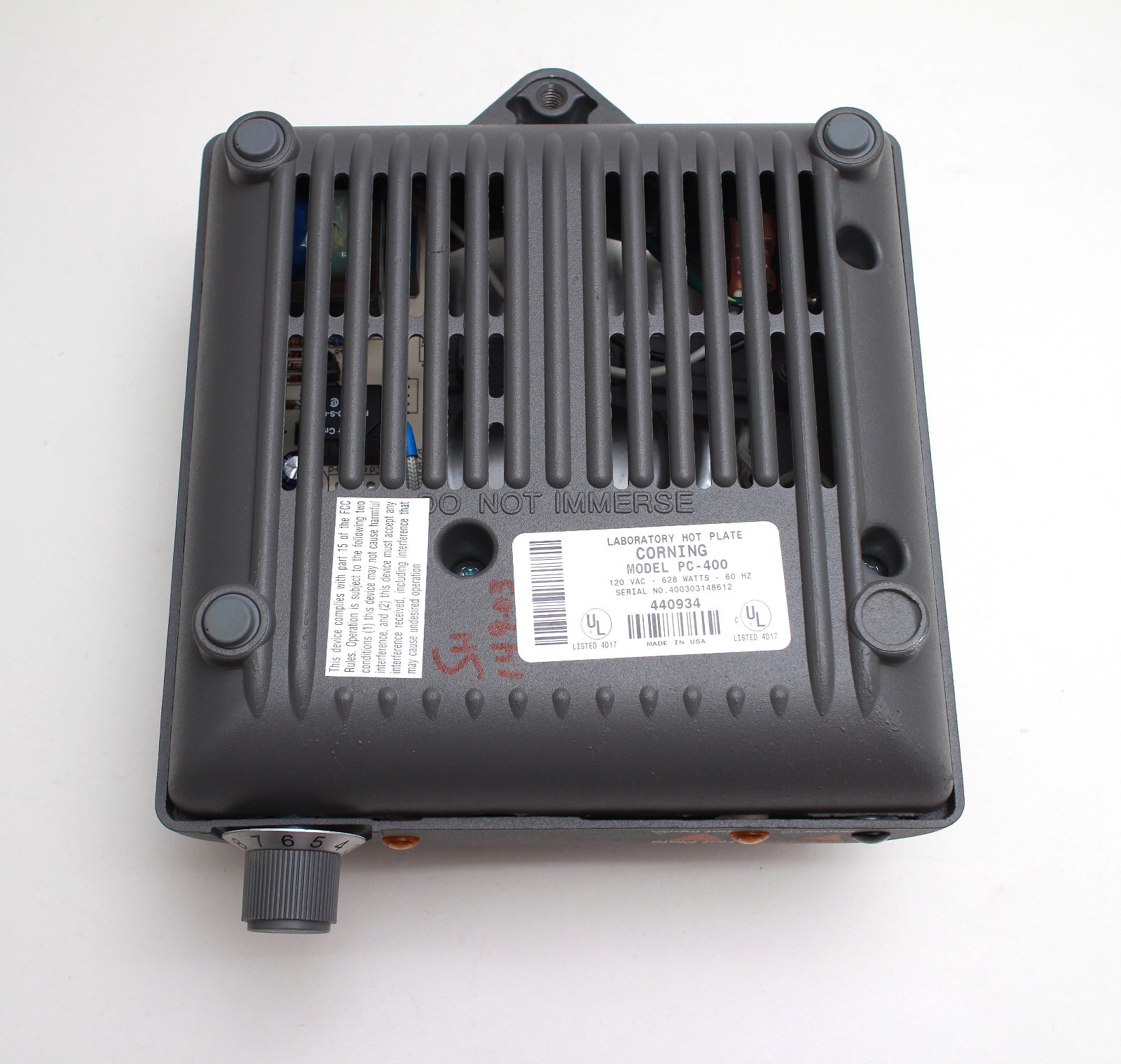 Corning PC-400 Laboratory Hot Plate 5×7 Pyroceram Top 120V 620W Tested Working