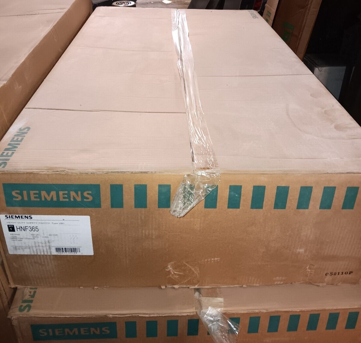 New Siemens HNF365 400 Amp Safety Disconnect Switch 3 Pole Non-Fused 600 VAC VDC