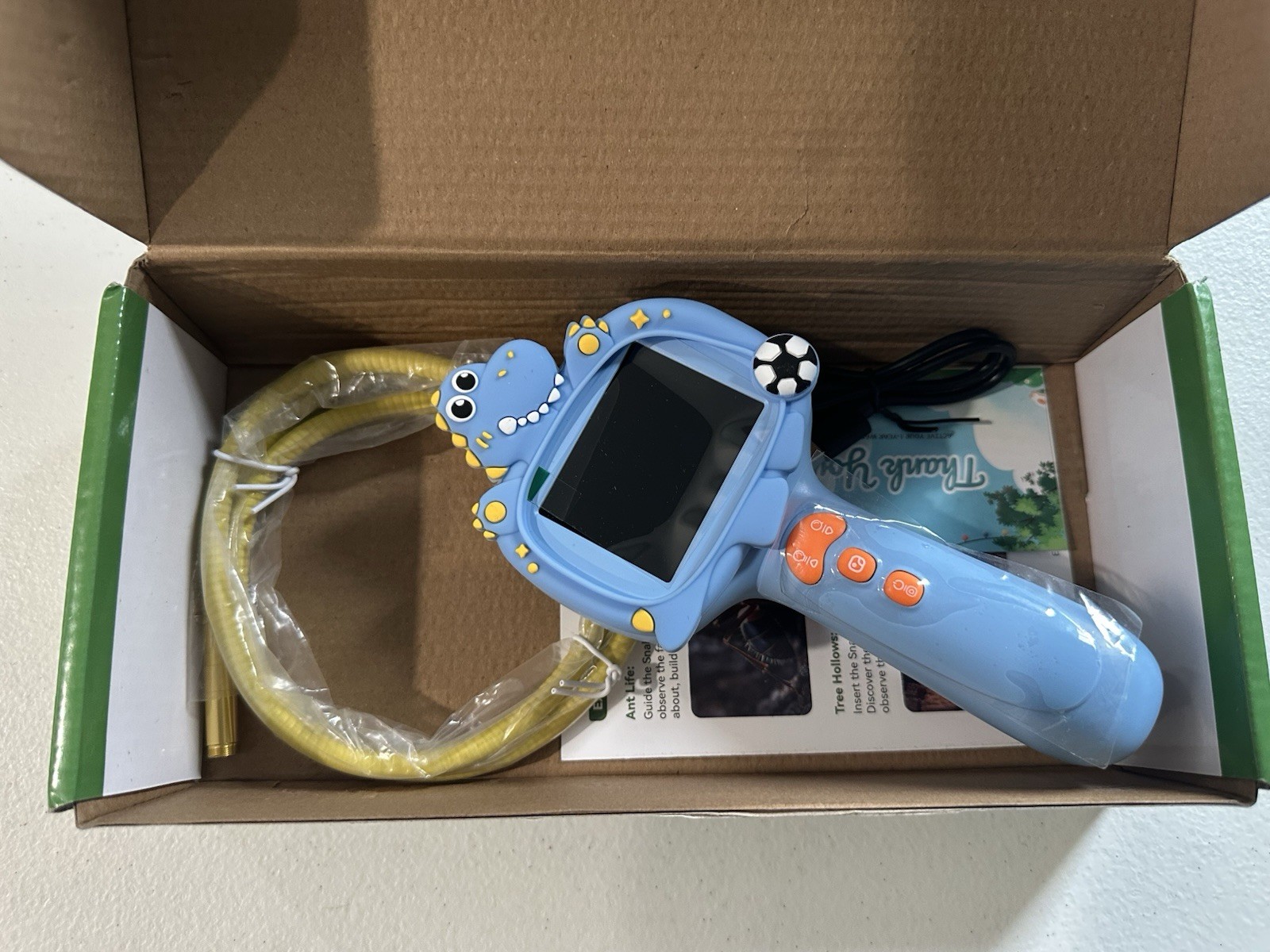 Digital Inspection Camera Borescope 2.4″ LCD Monitor Flexible Waterproof LED