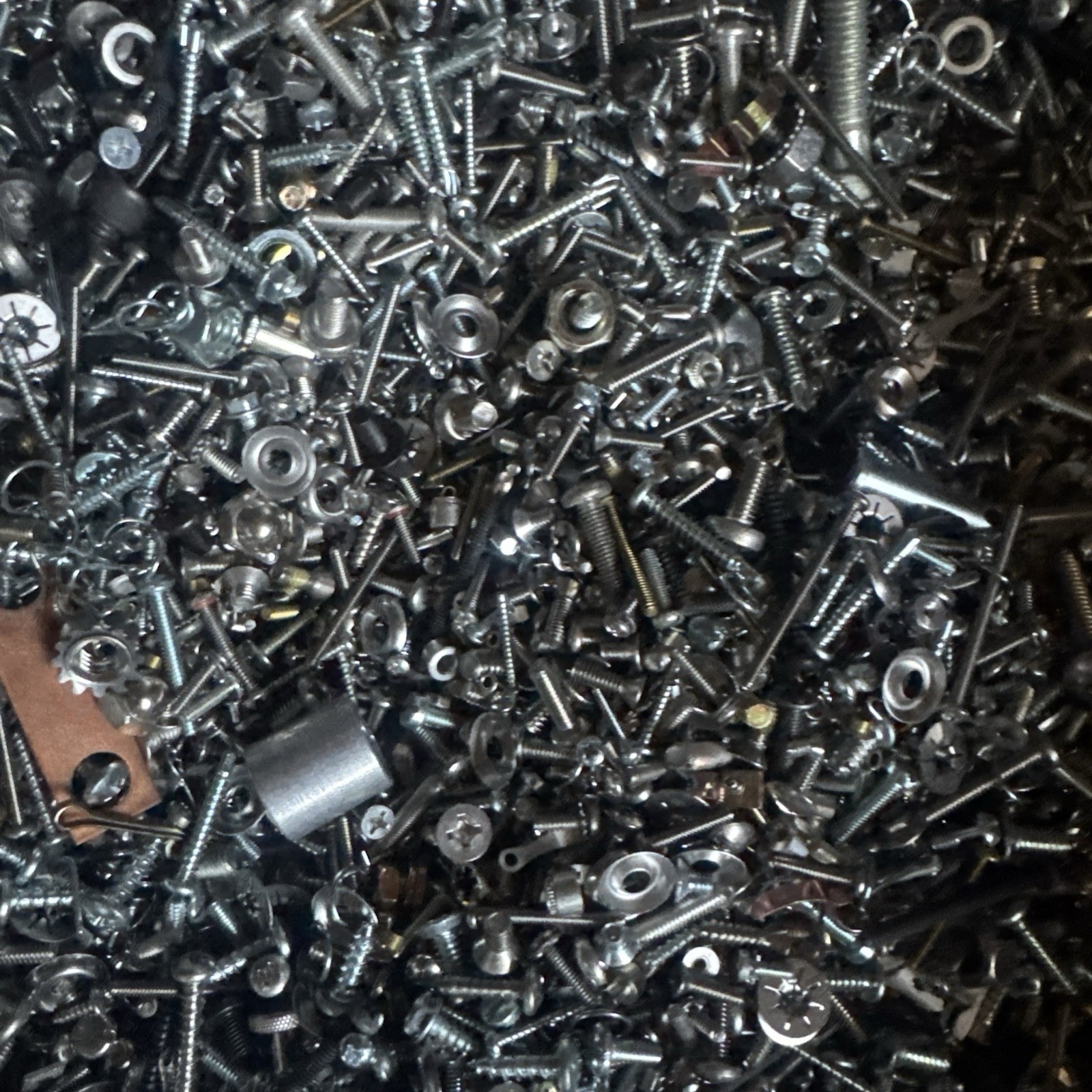 5 LBS: New MIXED LOT STEEL BOLTS NUTS SCREWS AND FASTENERS