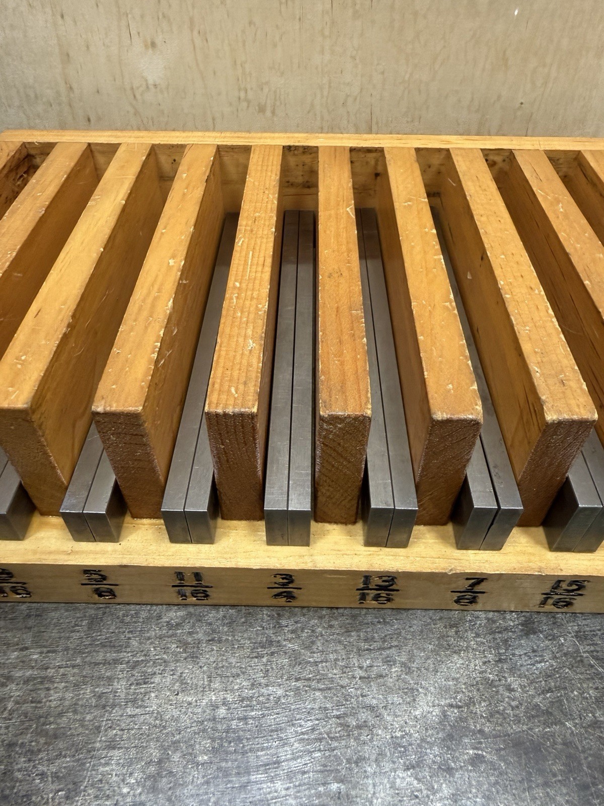 Complete Set Of Precision Parallels 1/2″ To 1-13/16″ Ralmikes/Harig