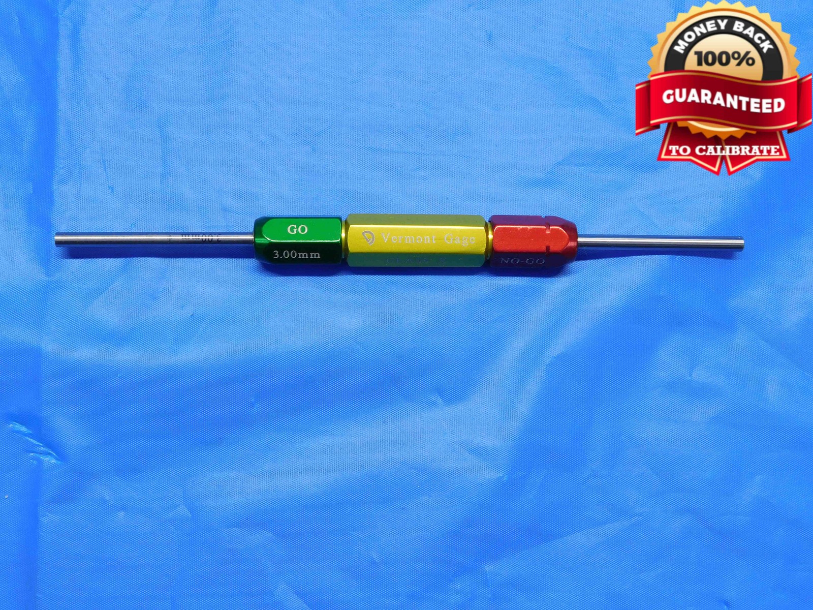 3.000 & 3.200 CLASS X METRIC PIN PLUG GAGE GO NO GO ONSIZE 3 mm .1260 3.00 3.20
