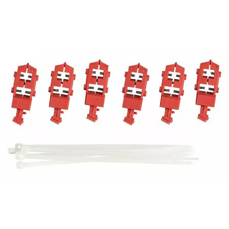 Brady 148693 Circuit Breaker Lockout Rail, Circuit Breaker With Standard Nylon
