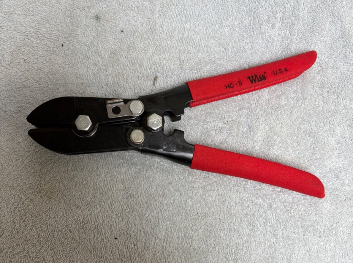 WISS TOOLS 5-BLADE SHEET METAL DUCT CRIMPER HC-5