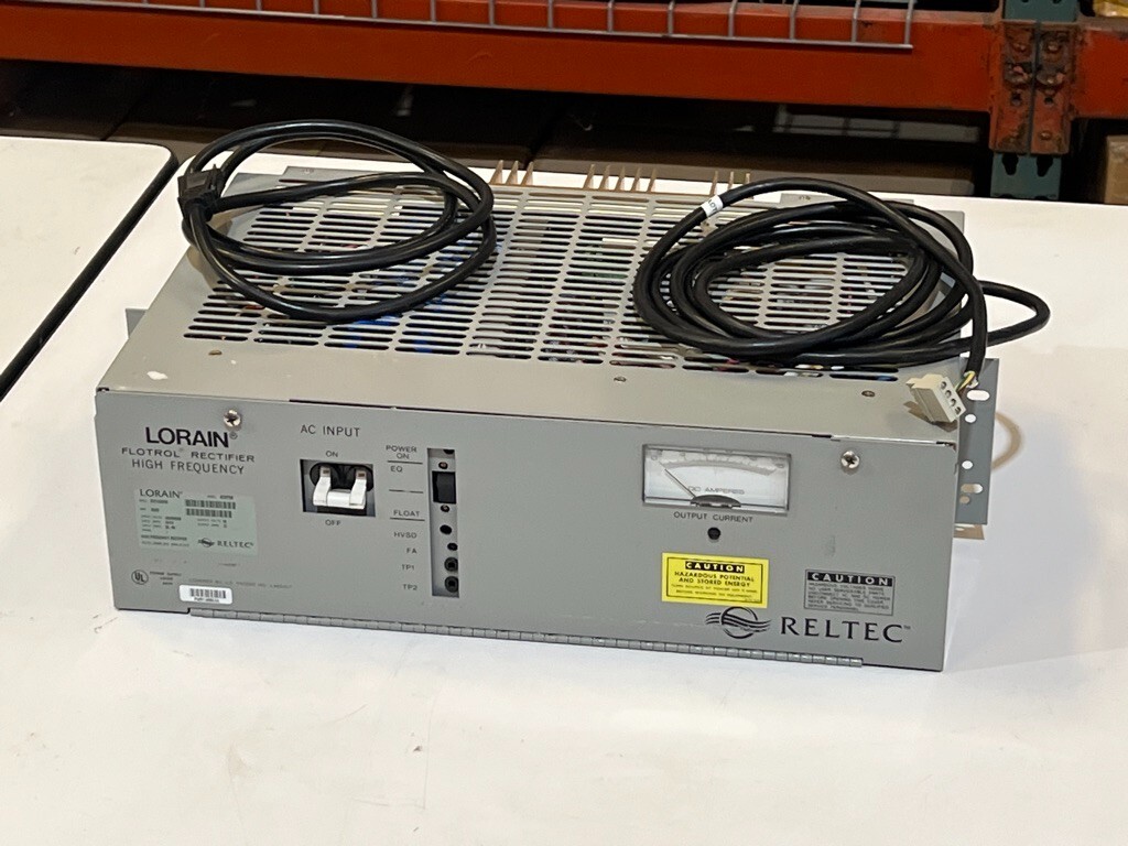 Reltec Lorain High Frequency Rectifier Model A12F50 58V 12A Power Supply