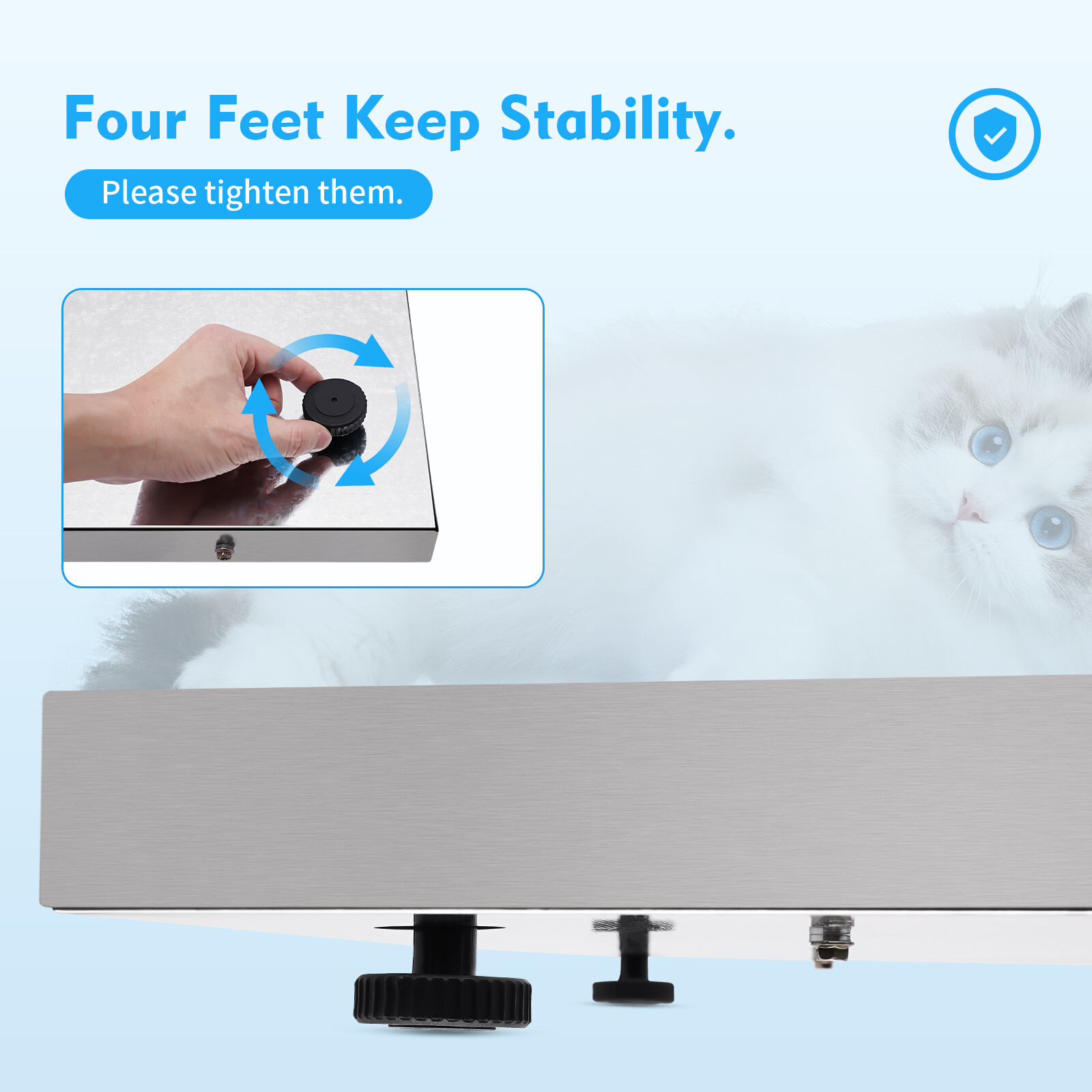 440LB Digital Livestock Vet scale Hog Pet Dog Sheep Shape Heavy Duty Weight Diet