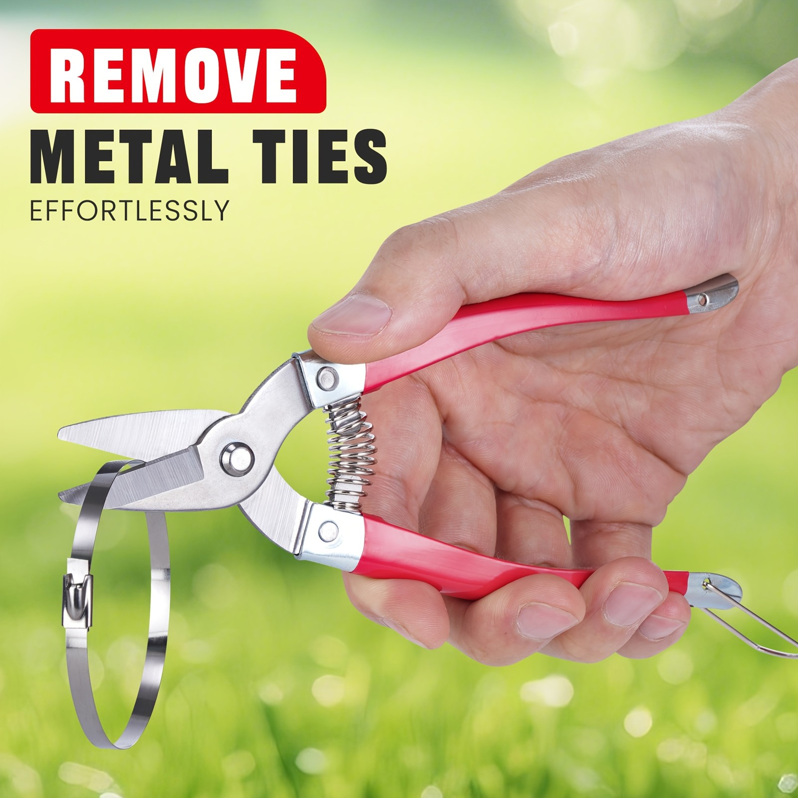 Cable Tie Tool Gun Kit Stainless Steel Zip Tie Cutter + 150 pcs Metal Zip Ties✅