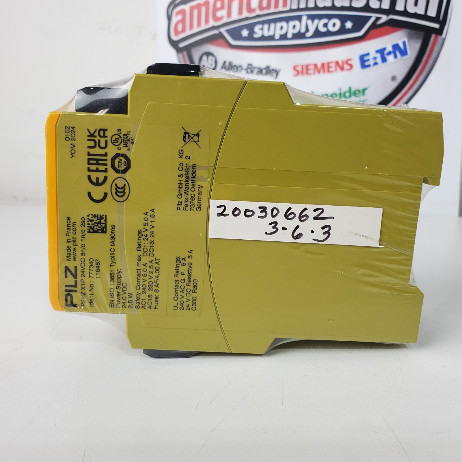 PILZ P2HZ X1P 777340 Safety Relay, New Sealed!