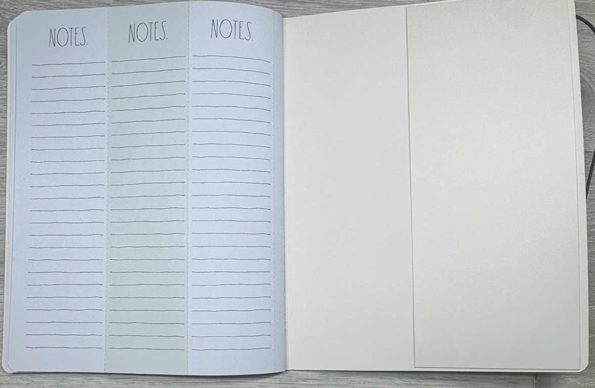 RAE DUNN 2026 2027 Monthly Calendar Planner STRIPED Blue 2027 Size 9.75 X 7.5″