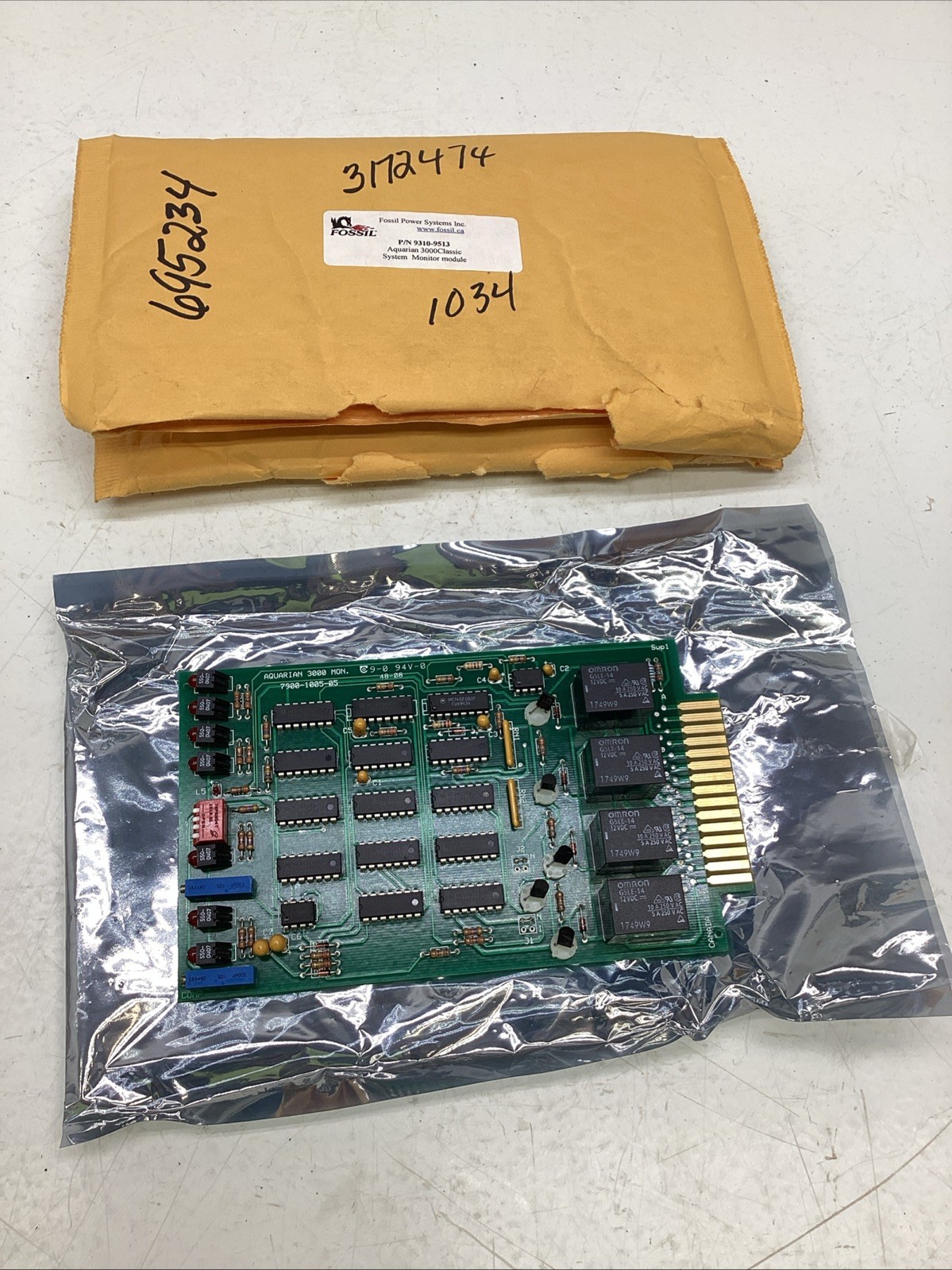 Fossil Power System Aquarian 3000 Classic System Monitor Module 9310-9513 NEW
