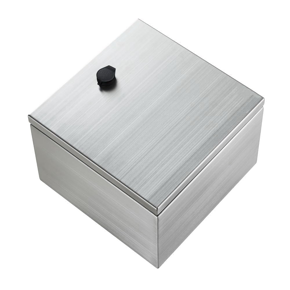 12x8x6″ 304 Stainless Steel Electrical Enclosure, IP66 Waterproof & Dustproof