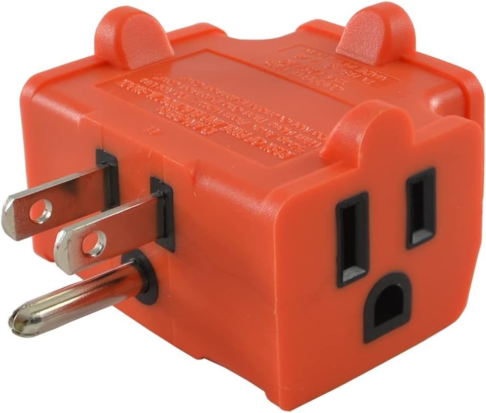 Conntek 30109 Strip Male Plug Adapter U.S. 3 Prong Male Plug