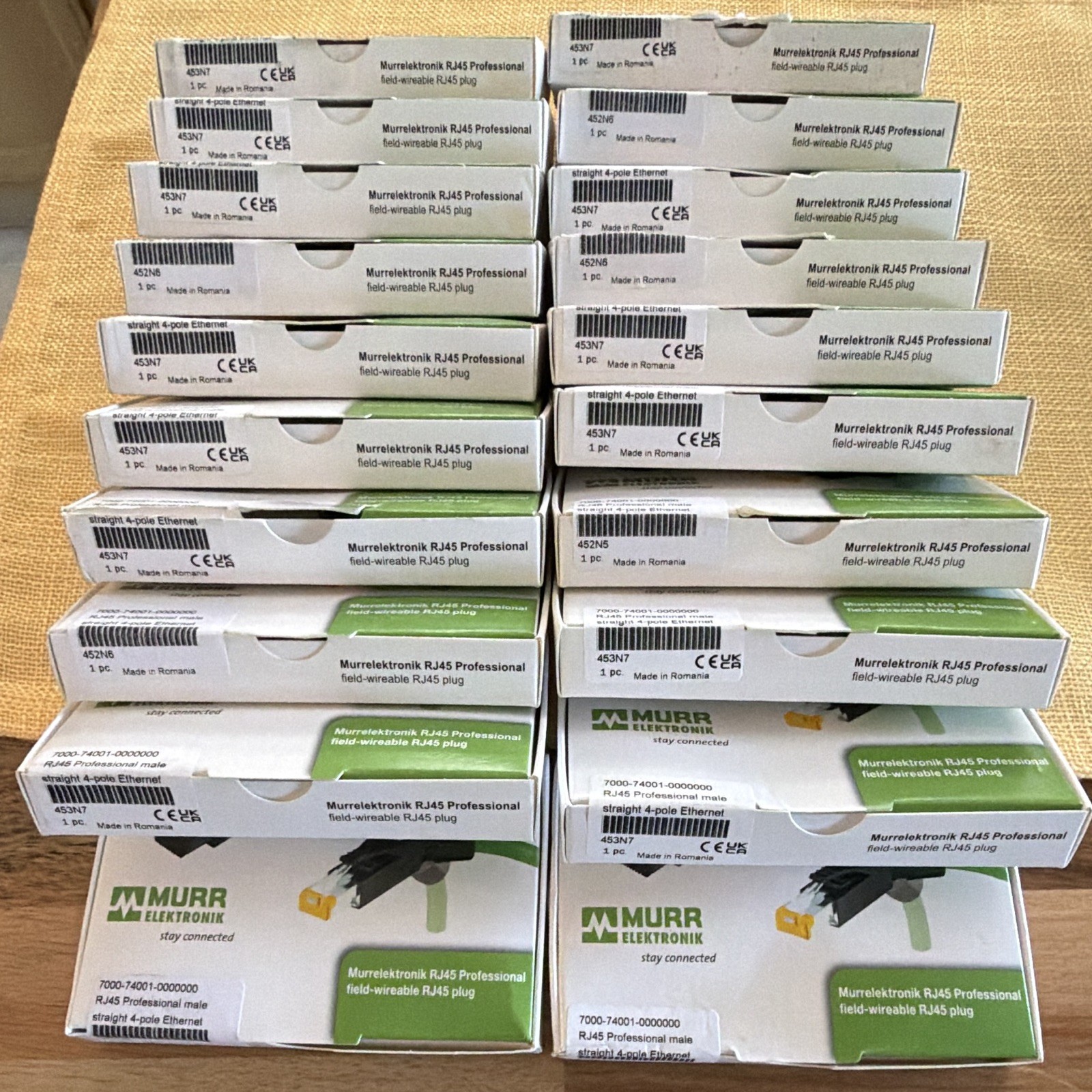 Murrelektronik RJ45 Professional 4-Pole Ethernet Plug Black 7000-74001-0000000