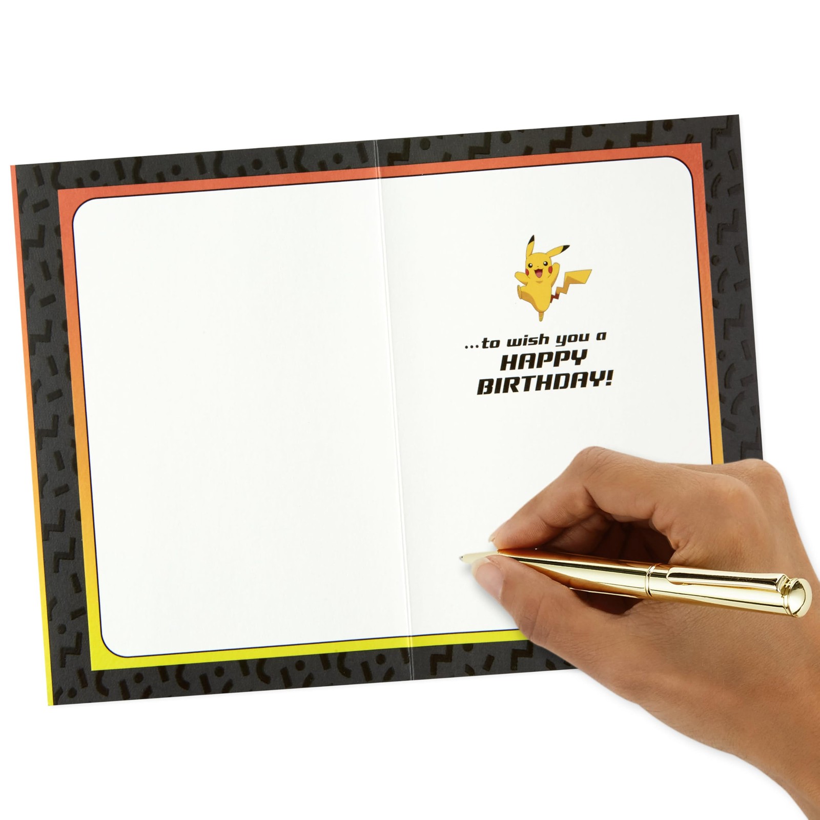 Hallmark Pokémon Birthday Card (Wild 5 inches x 7.2 inches, Wild Pikachu