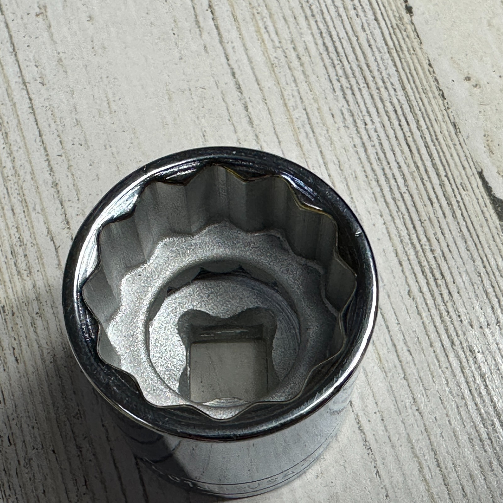 SK PROFESSIONAL TOOLS 40138 Standard Socket, 12pt, Chrome, 1-3/16 – USA MADE NOS