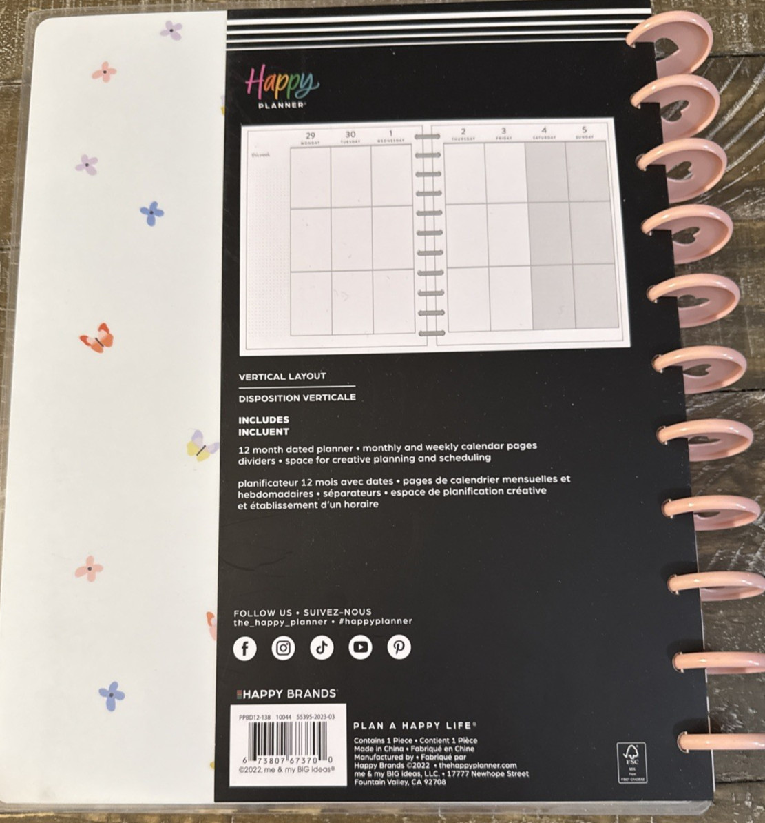 Happy Planner Big Teacher Layout 12 Months