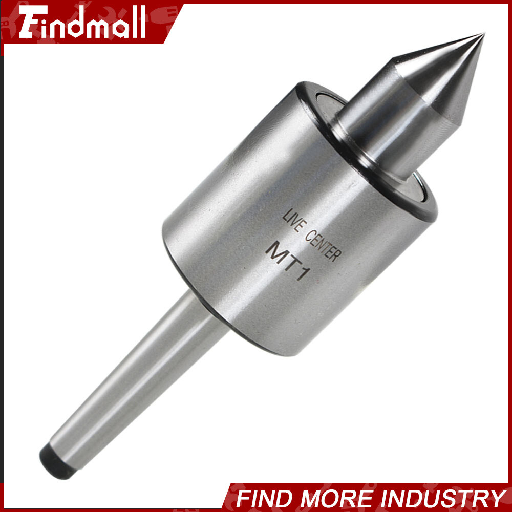 MT1 Live Center Morse Taper 1MT Triple Bearing Lathe Medium Duty CNC