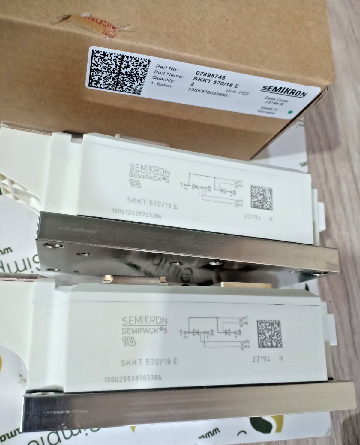 1 Pcs SKKT570/18E SKKT570-18E SKKT57018E SEMIKRON THYRISTOR / DIODE MODULE