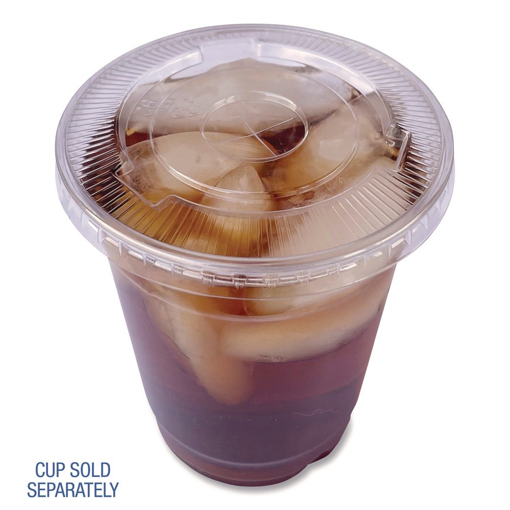 Boardwalk PET912STRAW Straw-Slot Lids For 9 oz Squat & 12 oz Cups (1000/CT) New