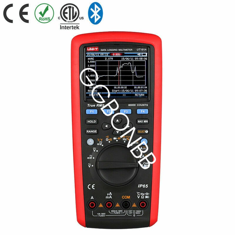 UNI-T UT181A True RMS Datalogging LCD Digital Multimeter Auto Range 60000 Cou