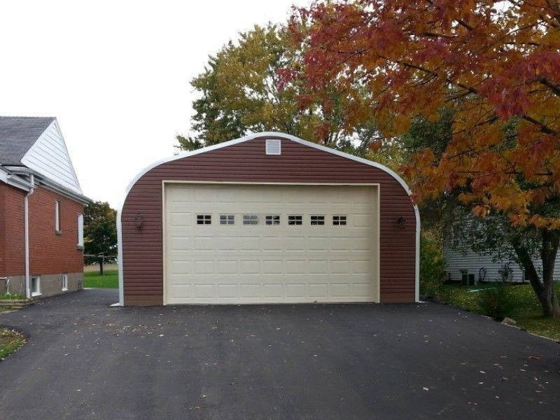 25x30x13 DuroSPAN Steel Garage Shop DIY Building Kit Open Ends