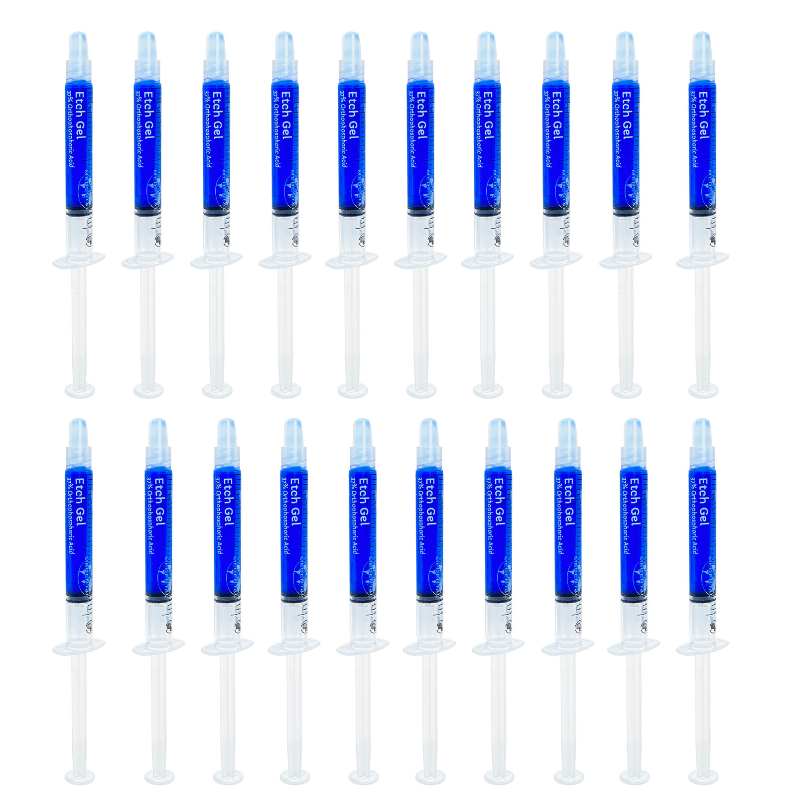 HOT MEDENTAL DENTAL ETCHANT ETCH GEL 37% ORTHO ACID 2.5ML SYRINGE