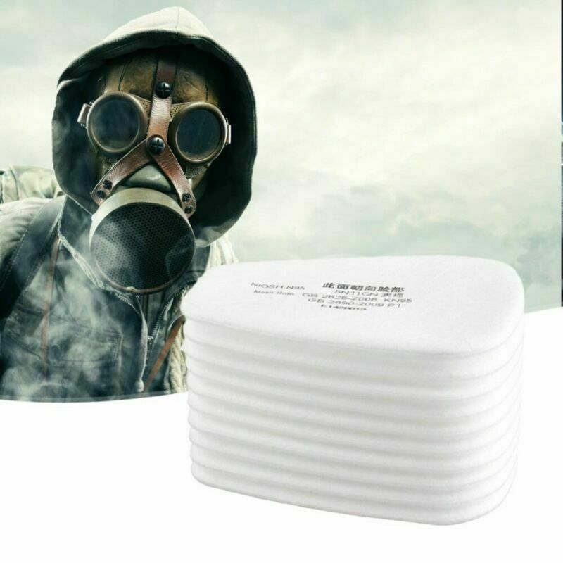 10pcs/set 5N11 Cotton Filter Replacement Filters For 6200 6800 7502 Respirators