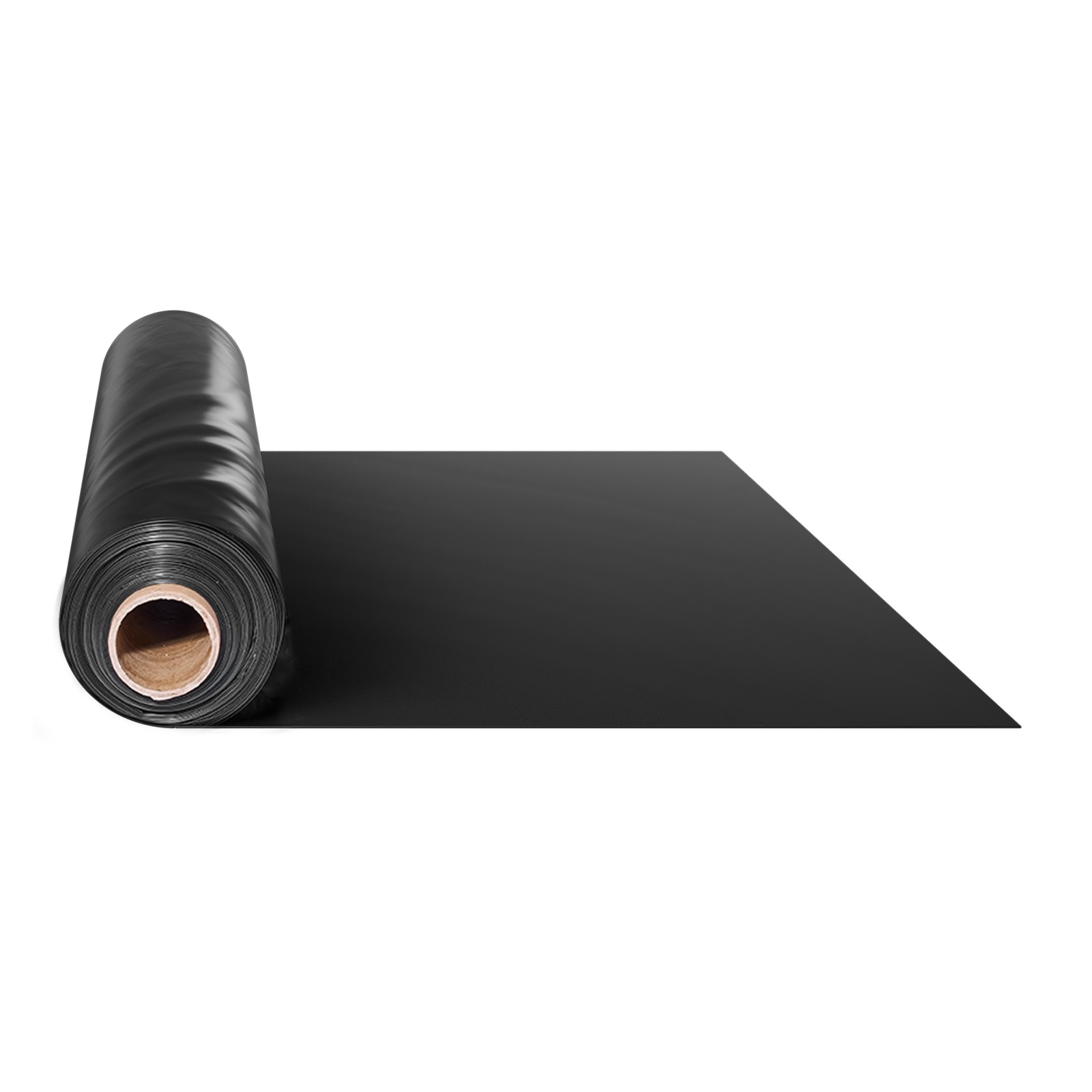 Uimoso 10Mil Plastic Sheeting Roll 10 x 100 FT Heavy Duty Polyethylene Black