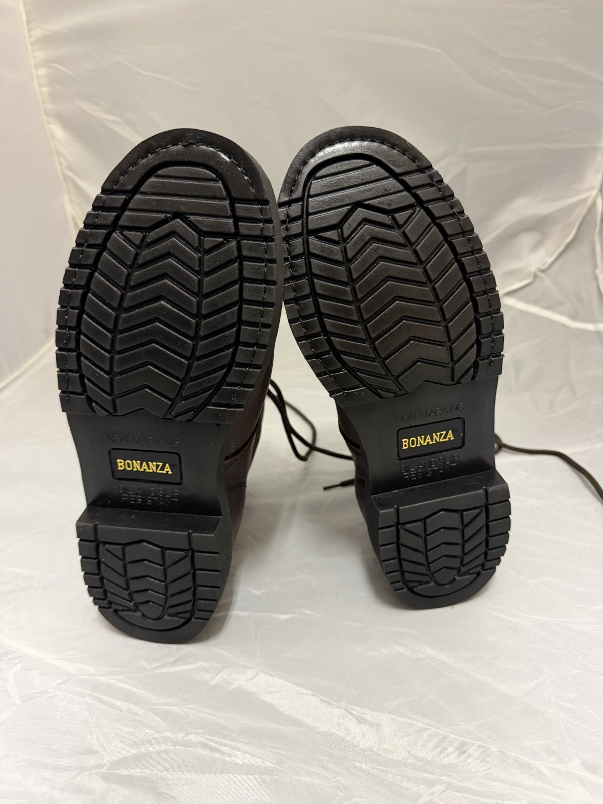Bonanza Lace-Up Steel Safety Toe Work Boots. New without Box. Size 9.5 and 12!